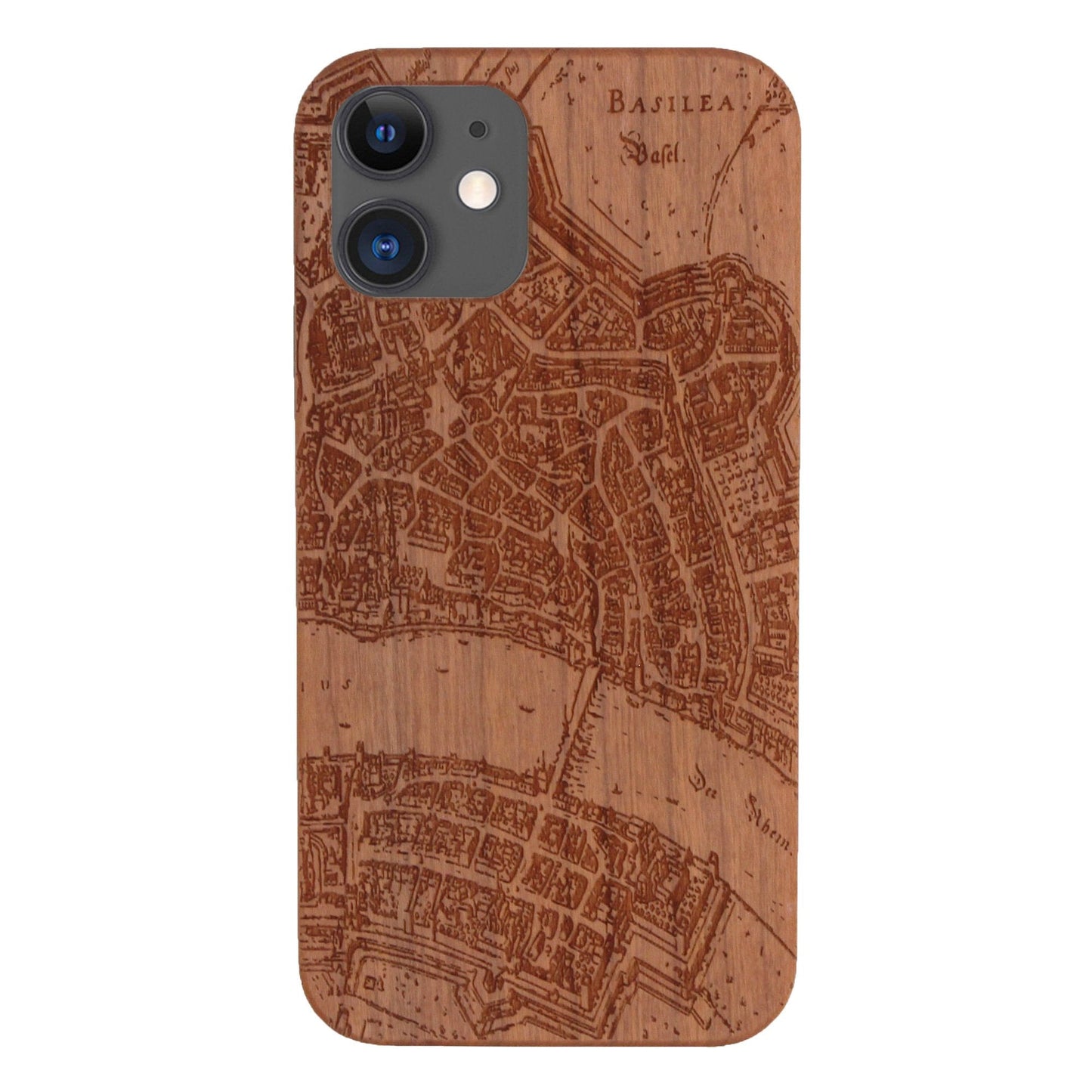 Basel Merian Eden Case aus Kirschholz für iPhone und Samsung