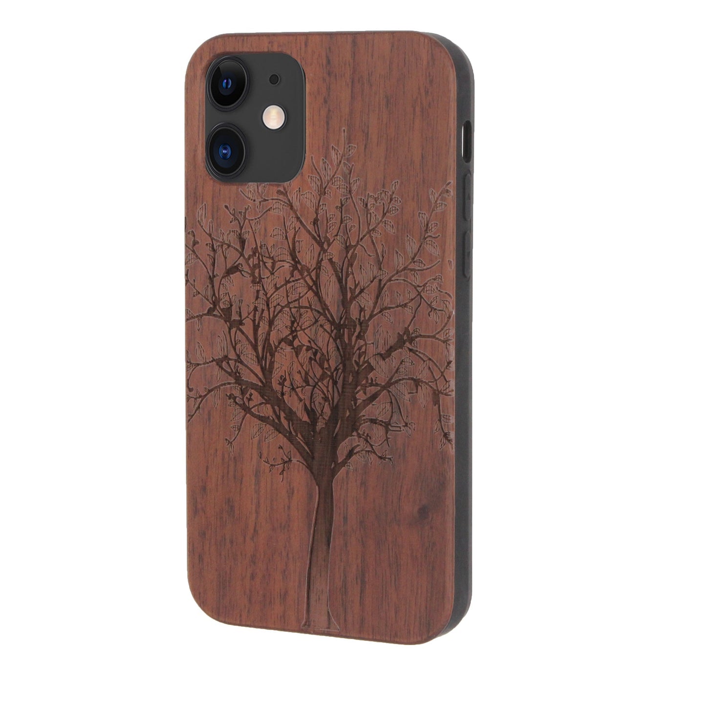 Lebensbaum Eden Case aus Nussbaumholz für iPhone 11