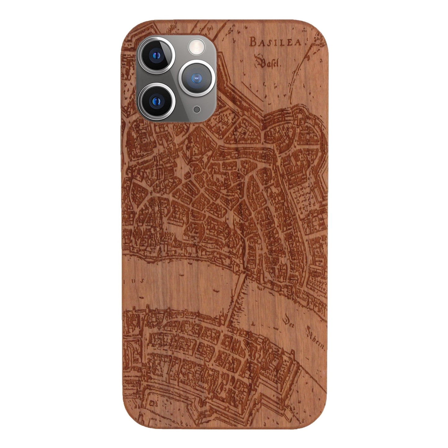 Basel Merian Eden Case aus Kirschholz für iPhone und Samsung