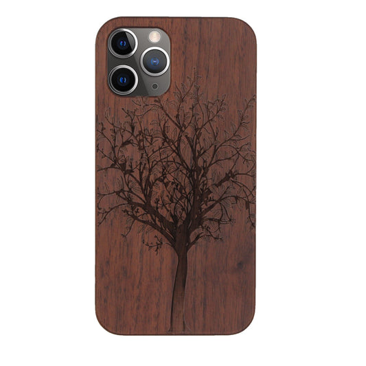 Lebensbaum Eden Case aus Nussbaumholz für iPhone 11 Pro