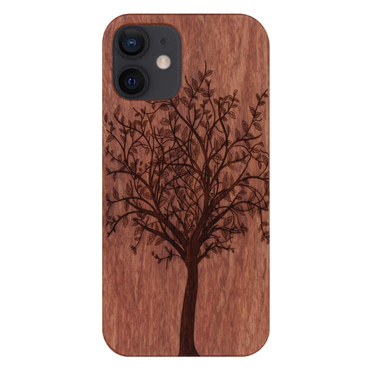 Lebensbaum Eden Case aus Rosenholz für iPhone 12 Mini