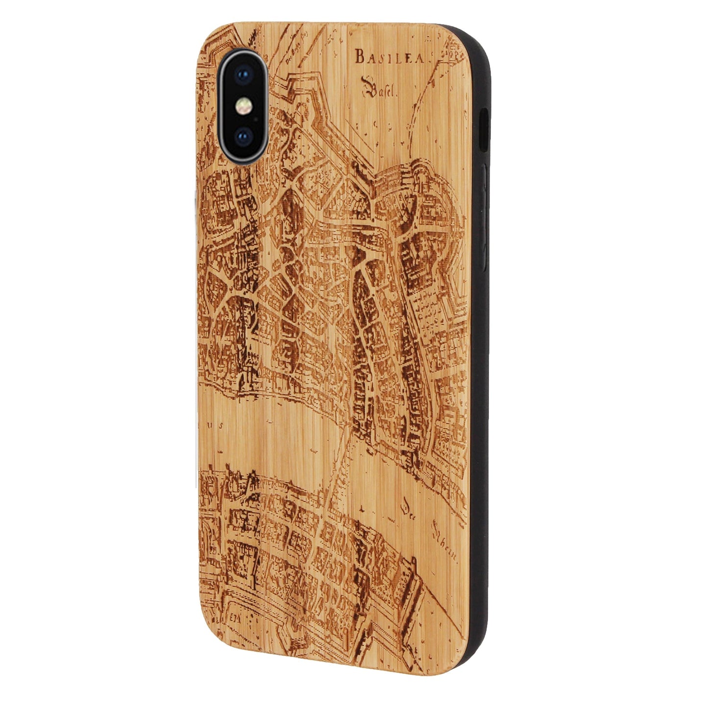 Coque en bambou Basel Merian Eden pour iPhone XS Max