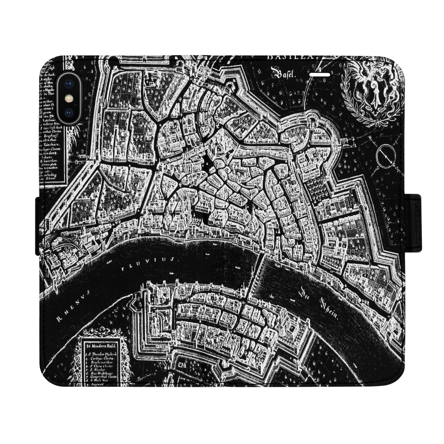 Basel Merian Negativ Victor Case für iPhone XS Max