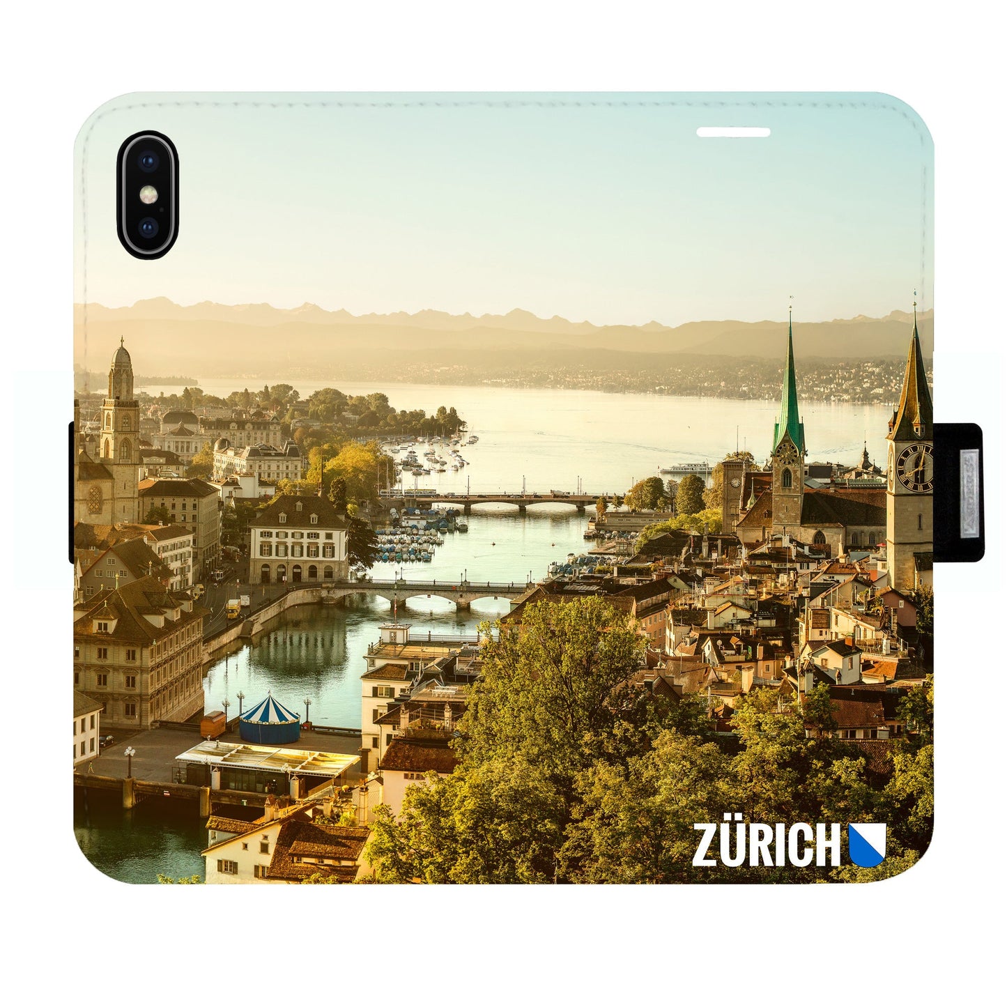 Zurich City from Above Victor Case for iPhone XS Max