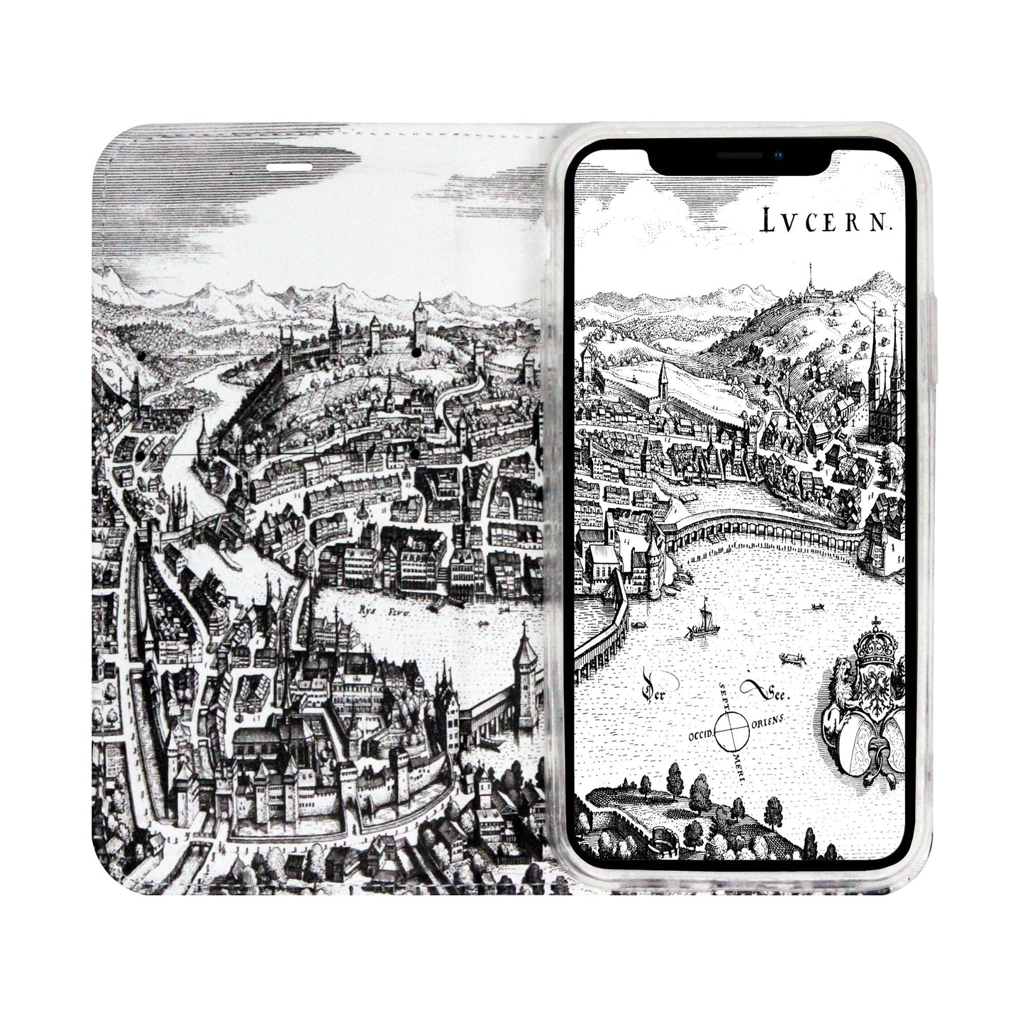 Lucerne City Panorama Case for iPhone X/XS