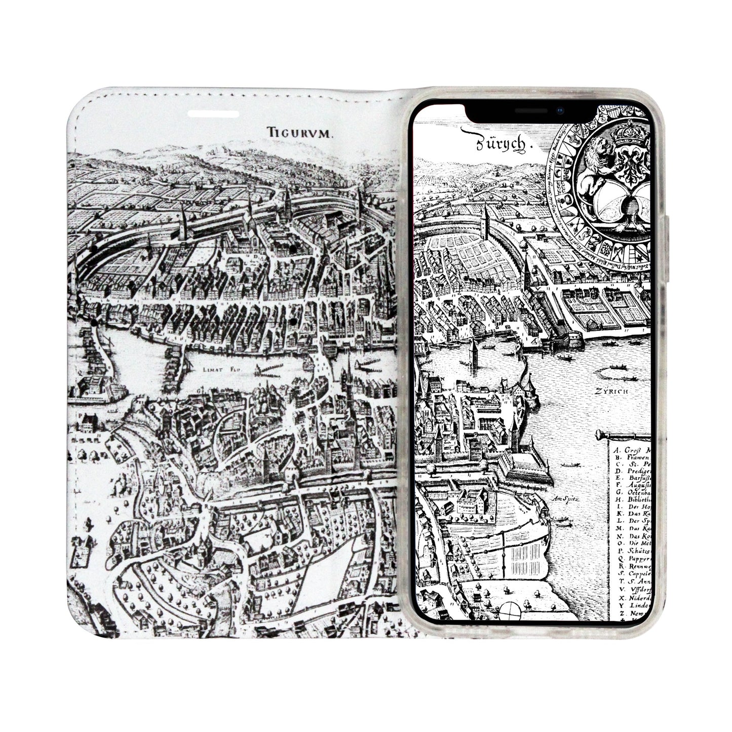 Coque Zurich City from Above Panorama pour iPhone XR