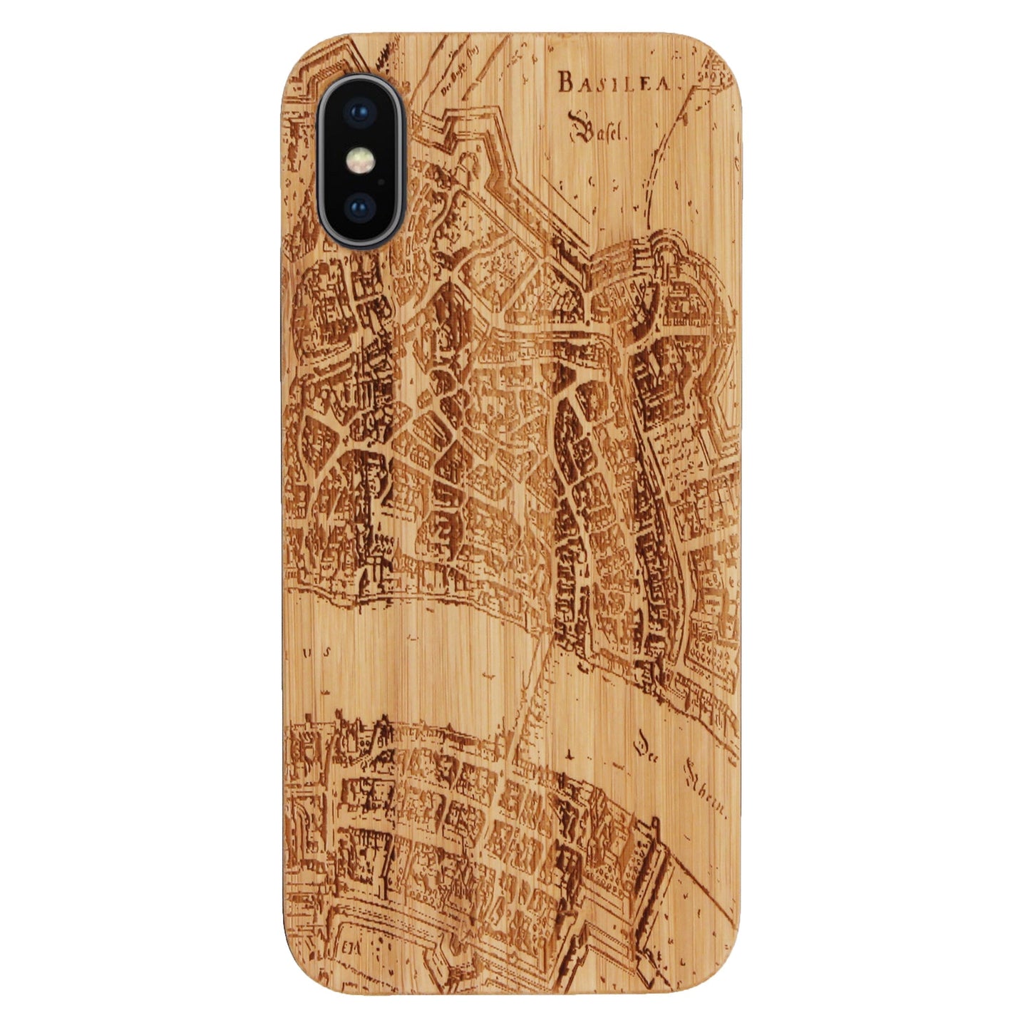 Coque en bambou Basel Merian Eden pour iPhone XS Max