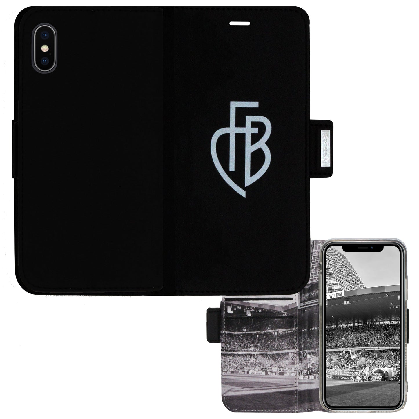 FCB Black Victor Case for iPhone X/XS
