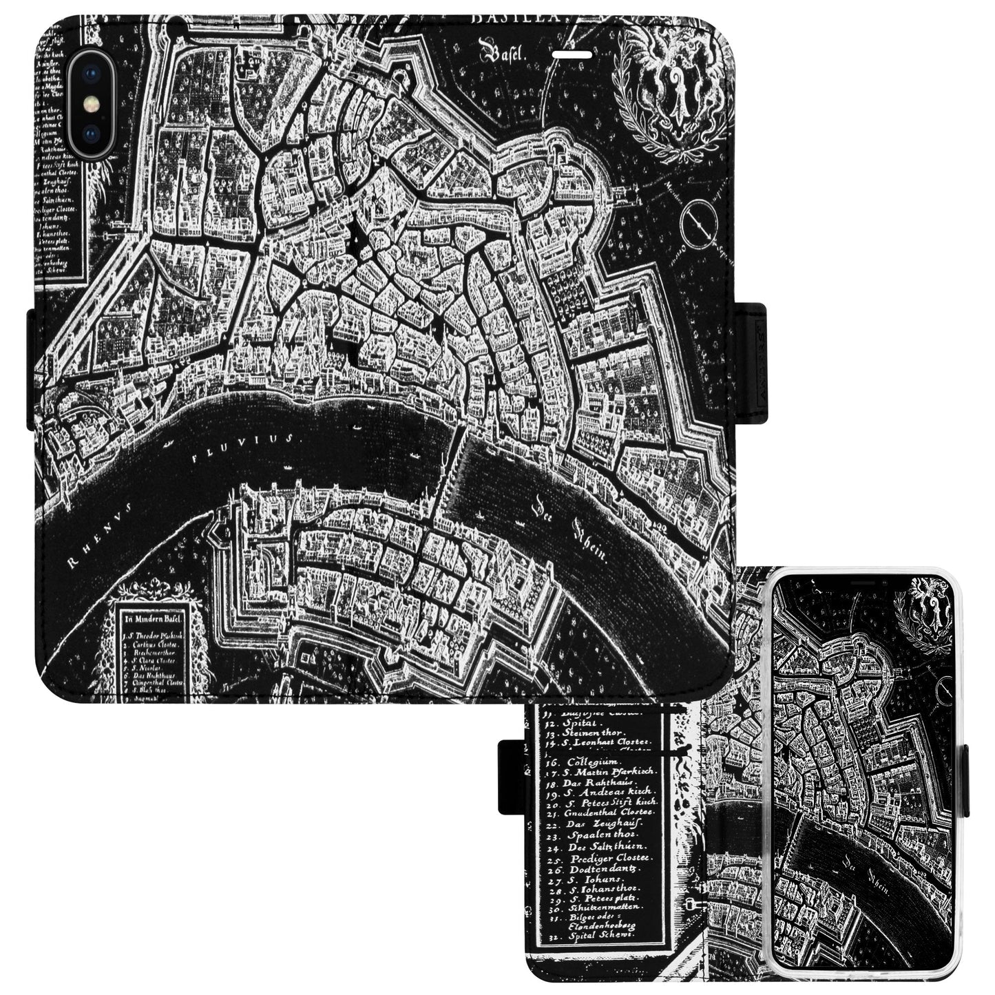 Basel Merian Negativ Victor Case für iPhone XS Max