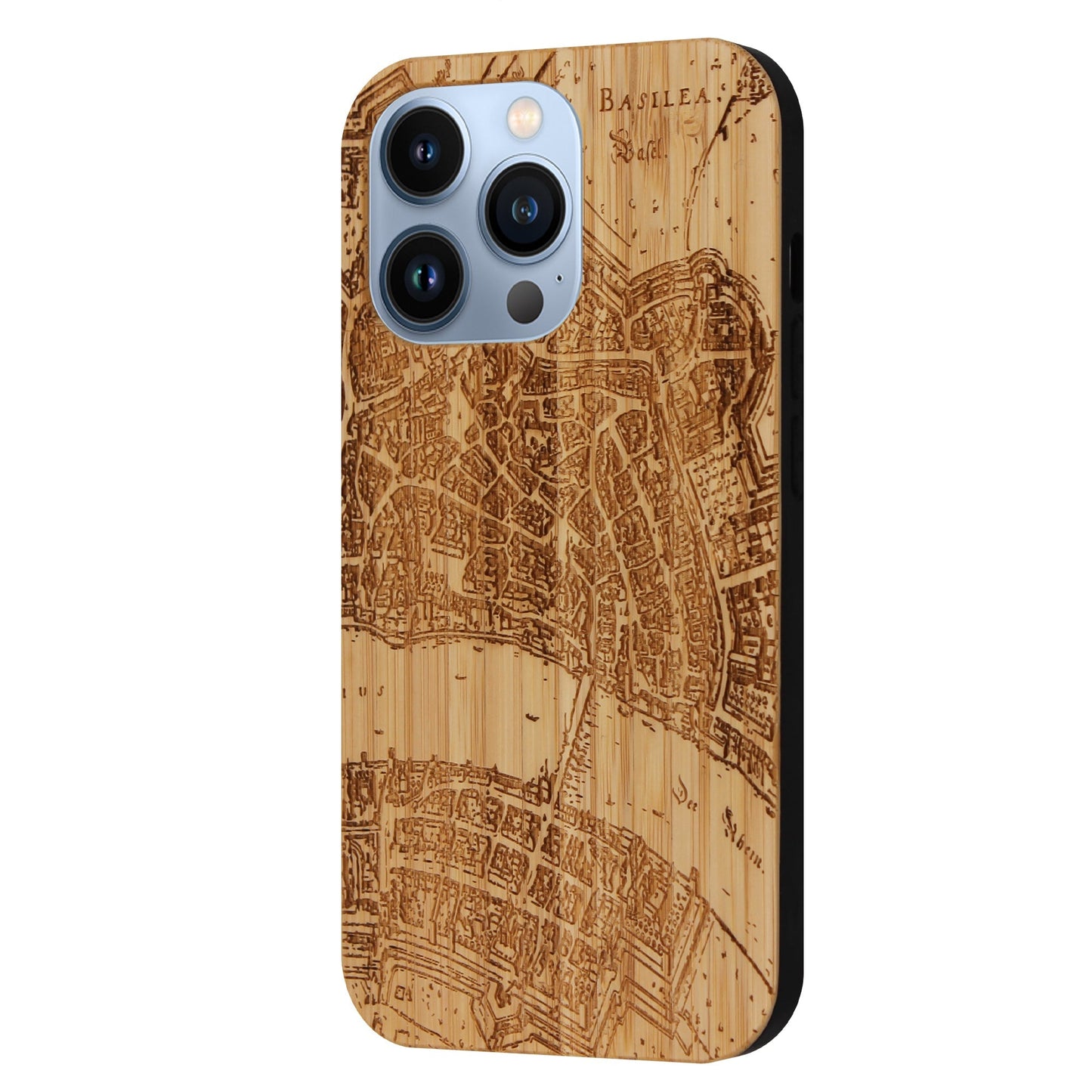 Basel Merian Eden Case aus Bambus für iPhone 13 Pro