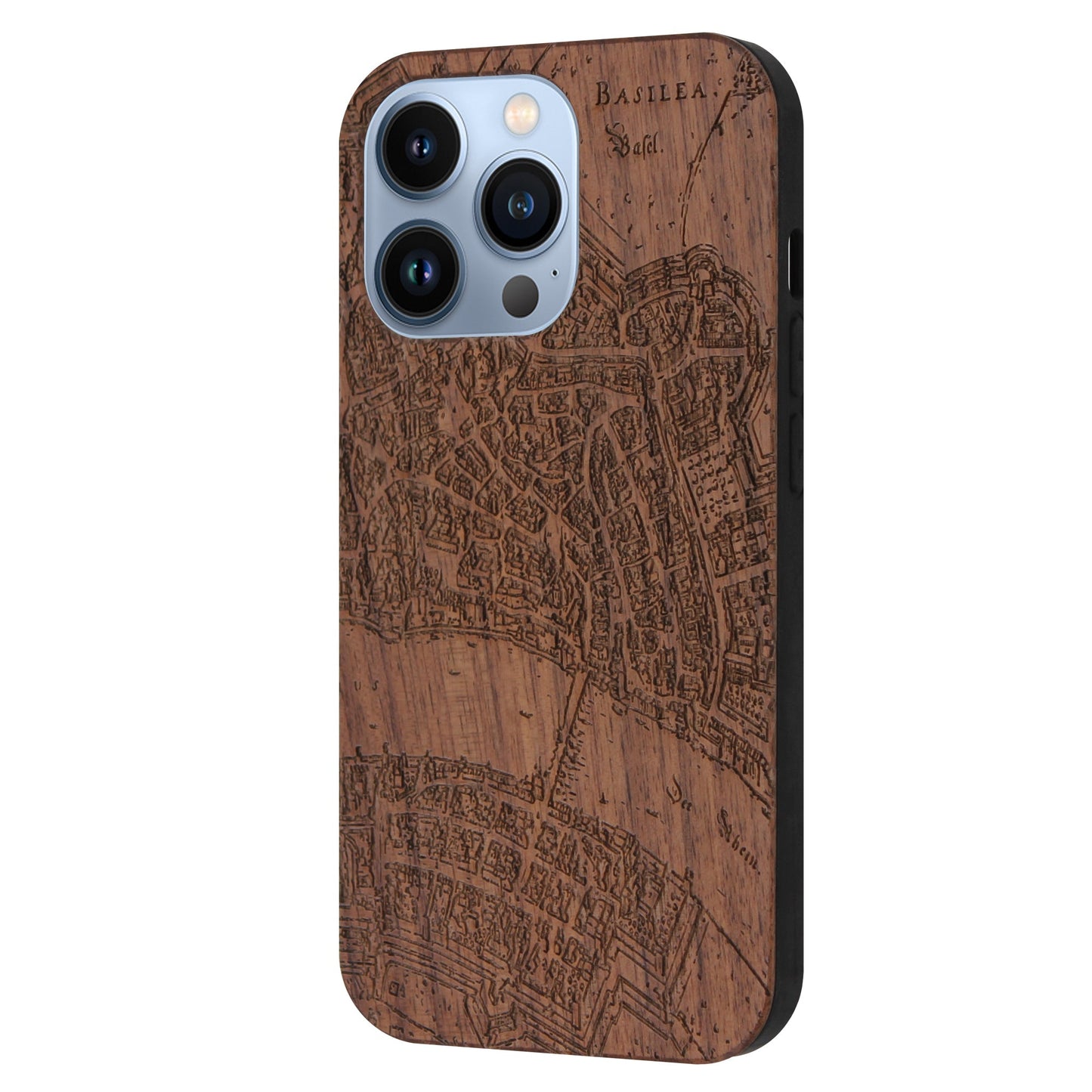Basel Merian Eden Case aus Nussbaumholz für iPhone 13 Pro