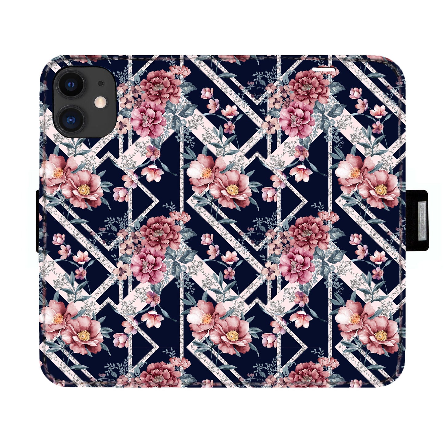 Black Flower Victor Case für iPhone 11