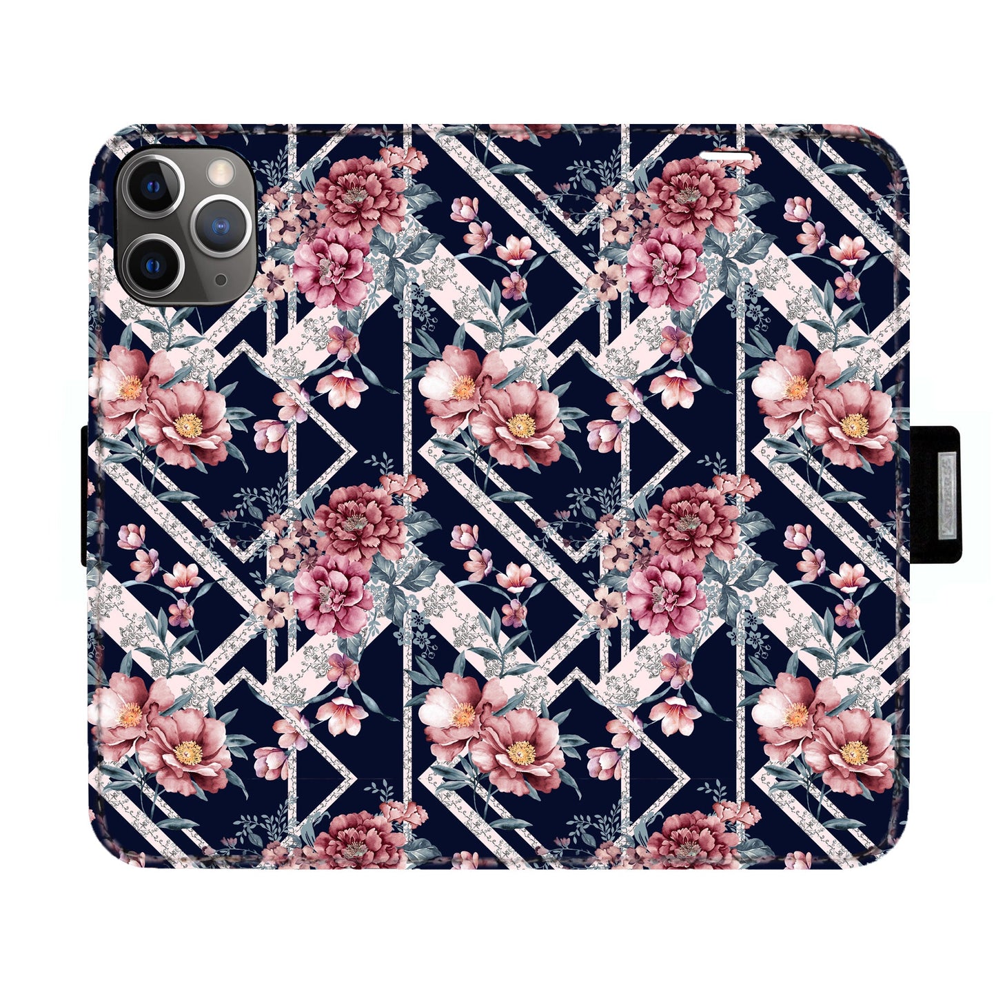 Black Flower Victor Case für iPhone 11 Pro