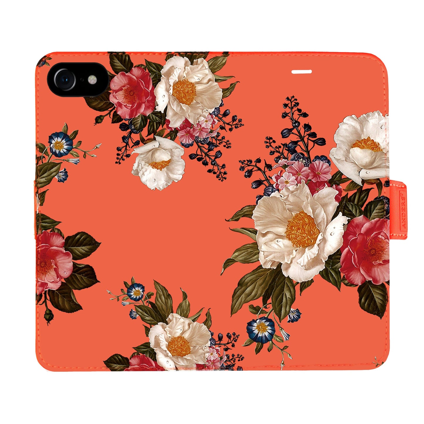 Blumen auf Rot Victor Case für iPhone 6/6S/7/8/SE 2/SE 3