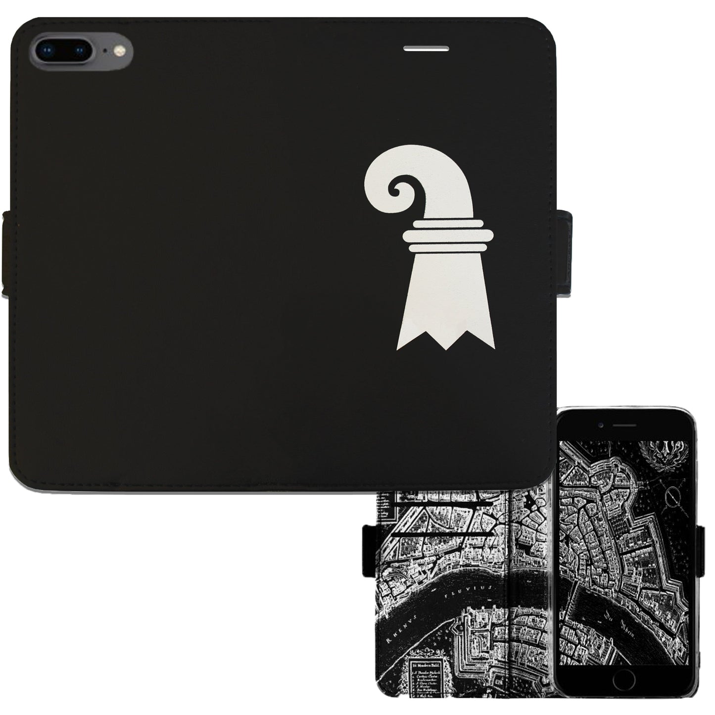 Baslerstab Negativ Victor Case für iPhone 6/6S/7/8 Plus