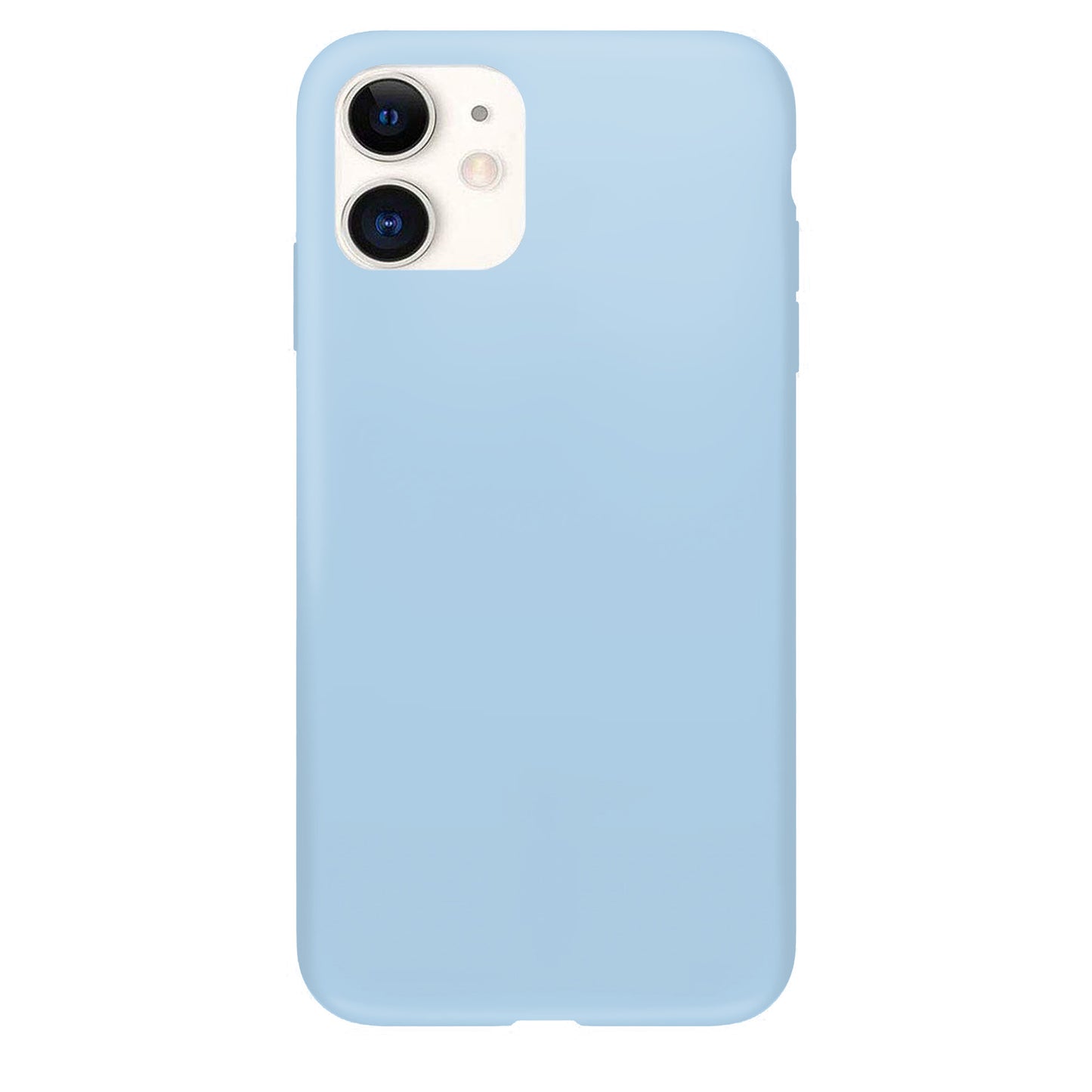 Coque en silicone violet lilas pour iPhone et Samsung