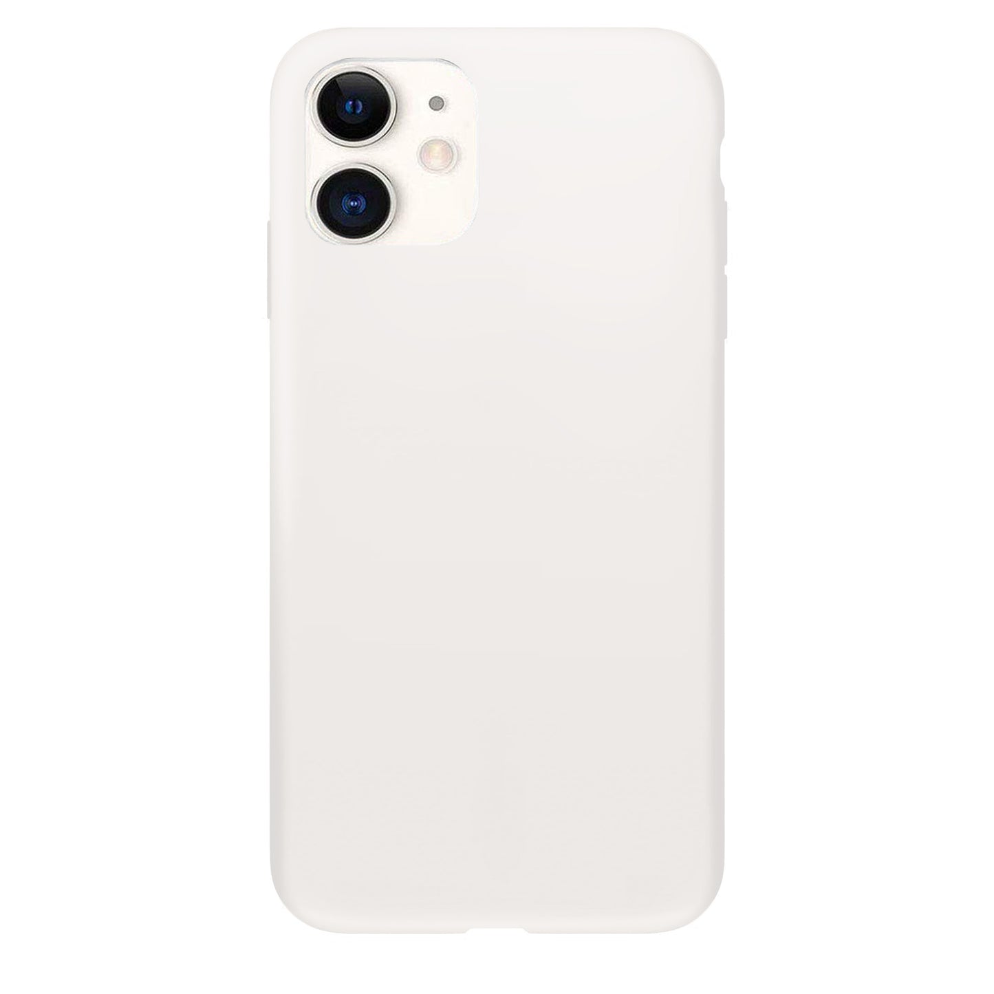 White silicone case for iPhone and Samsung