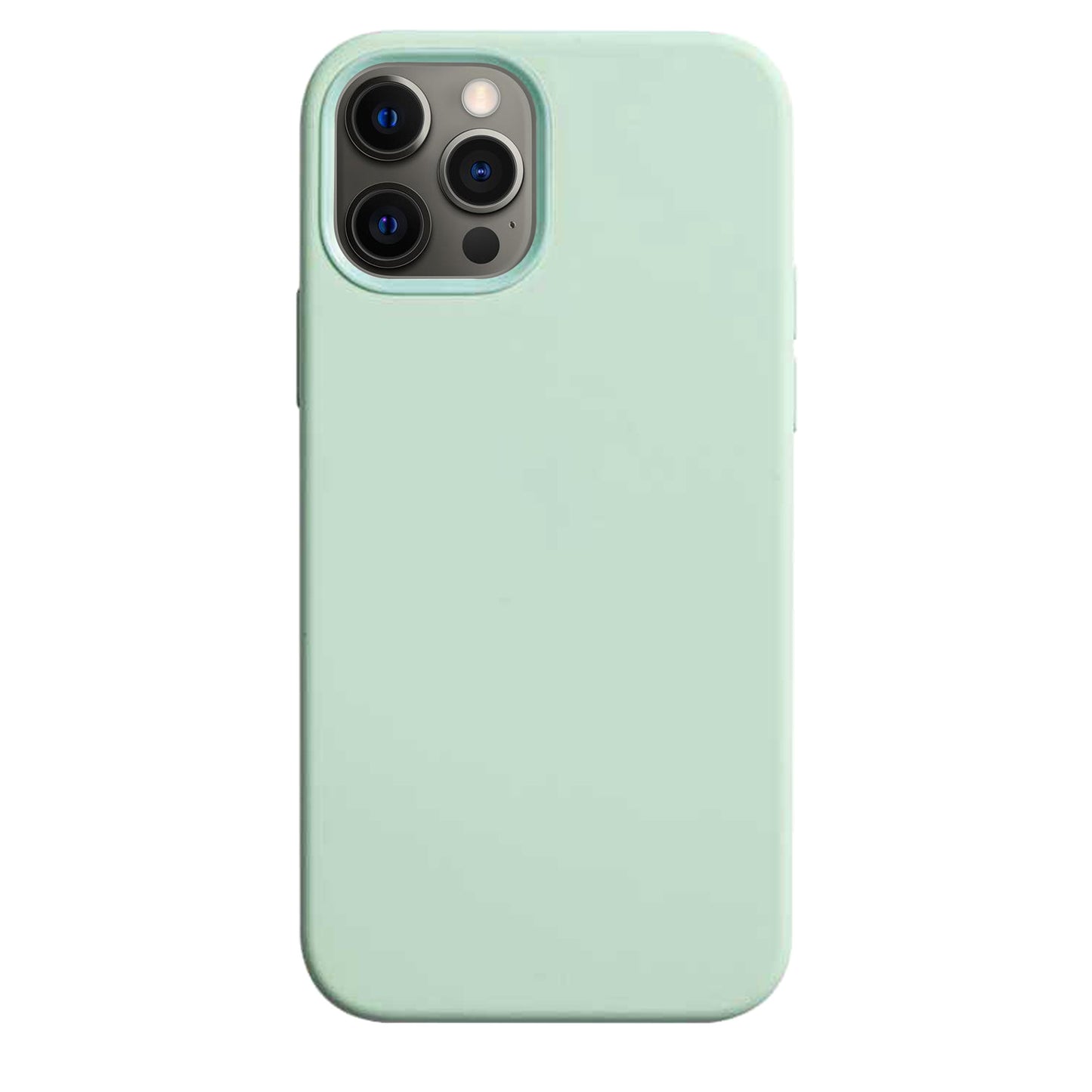 Coque en silicone pistache pour iPhone