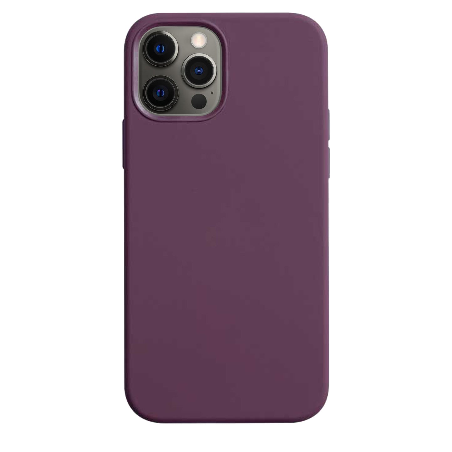 Coque silicone prune pour iPhone