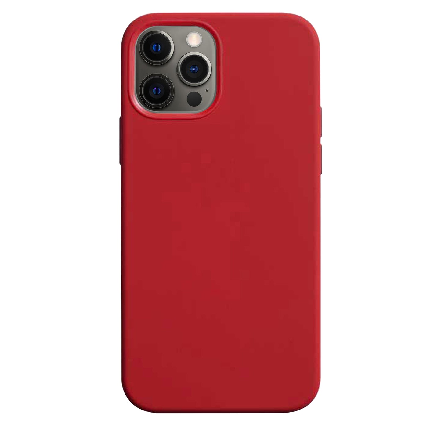 Coque en silicone rouge pour iPhone