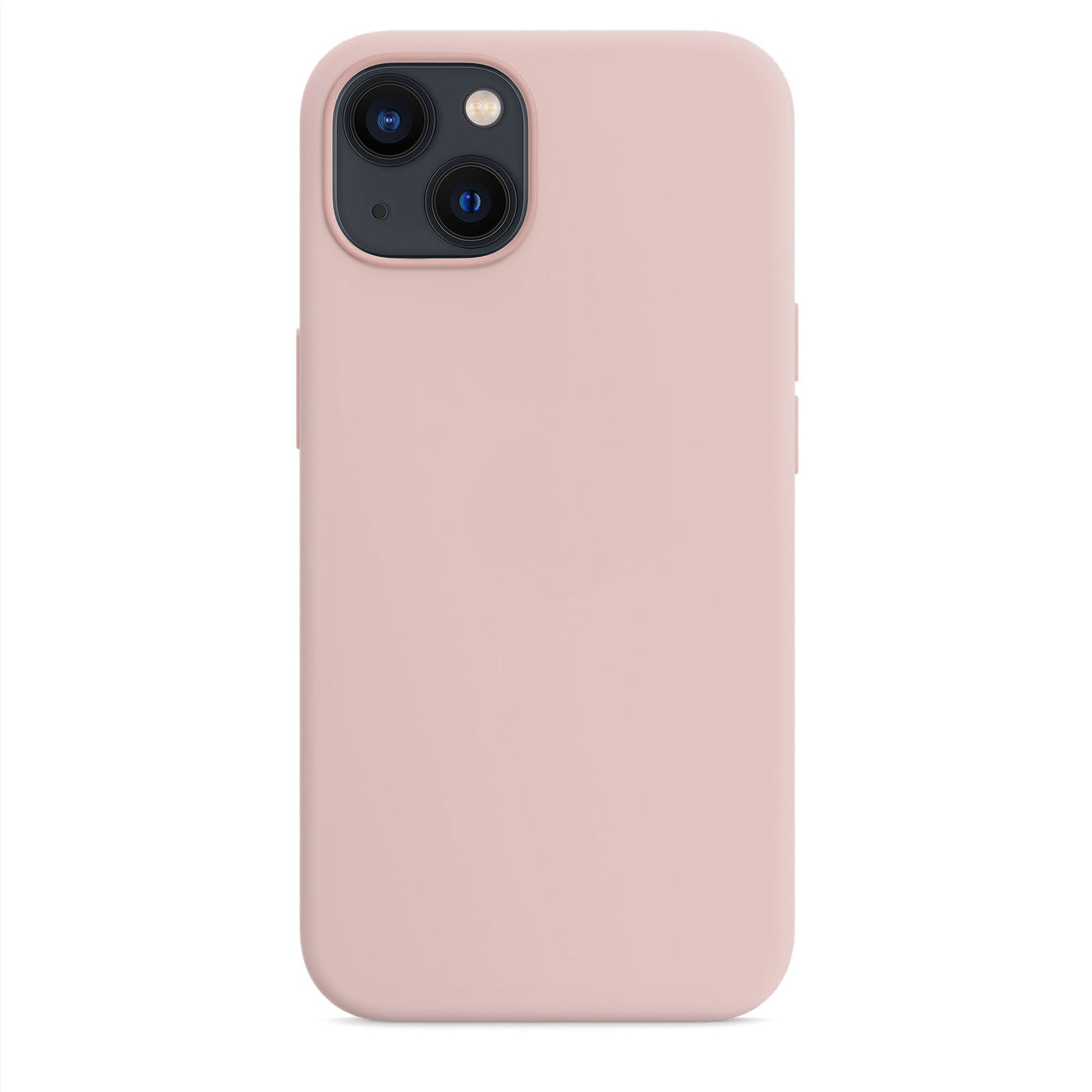 Coque en silicone rose craie pour iPhone