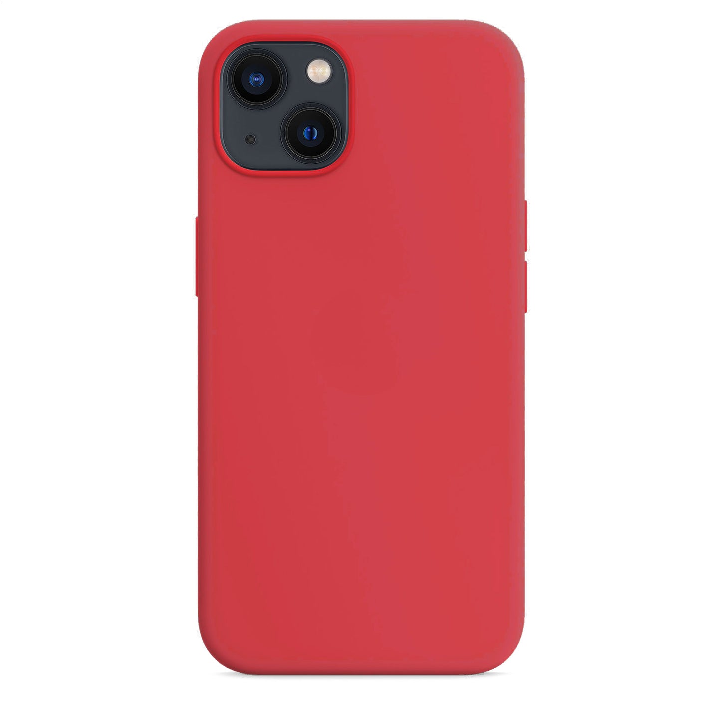 Coque en silicone rouge pour iPhone