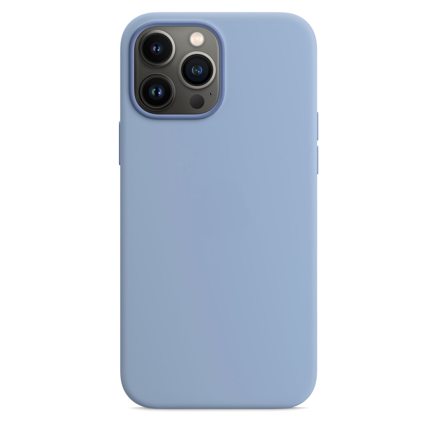 Coque en silicone Blue Fog pour iPhone