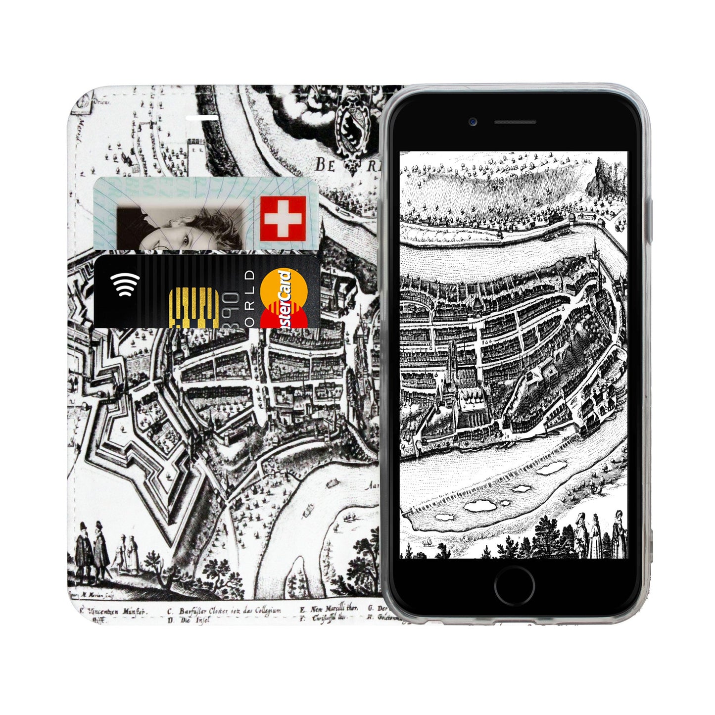 Bern City Panorama Case für iPhone 6/6S/7/8/SE 2/SE 3