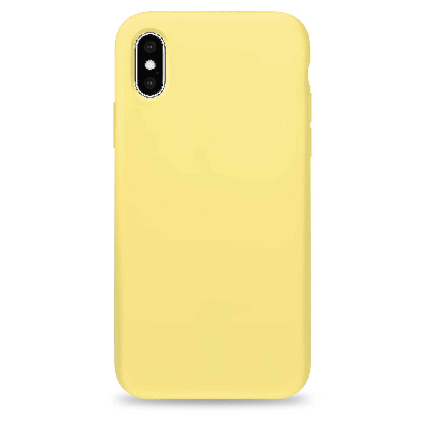 Yellow silicone case for iPhone and Samsung