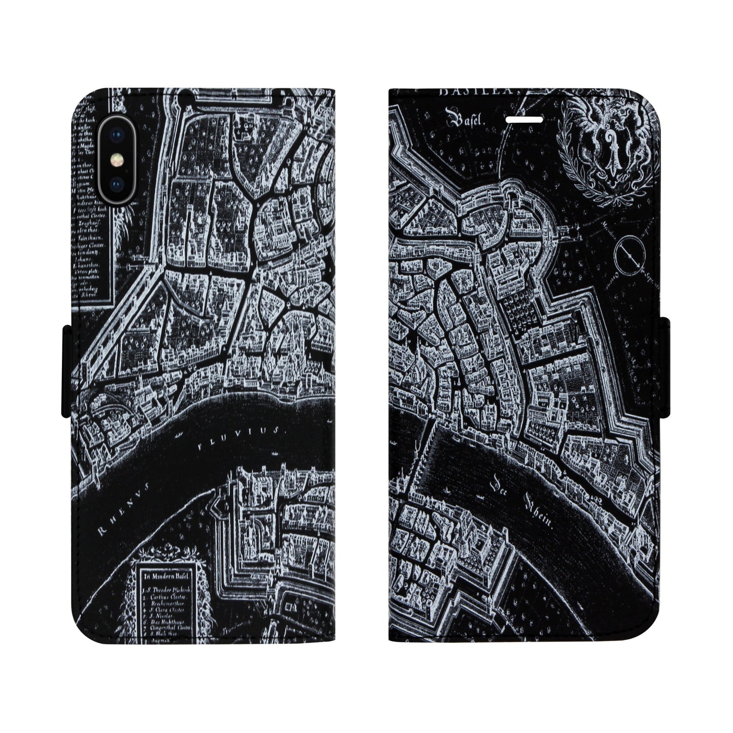 Basel Merian Negativ Victor Case für iPhone, Samsung und Huawei