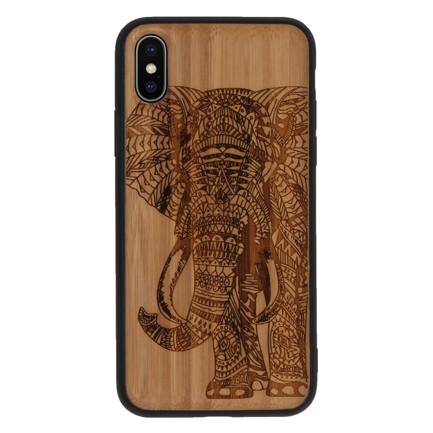 Elefant Eden Case aus Bambus für iPhone und Samsung