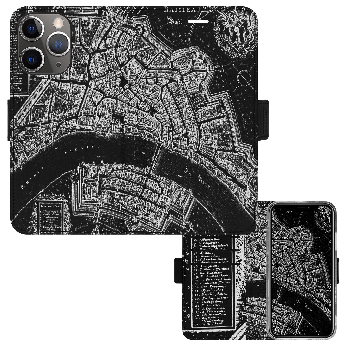 Basel Merian Negativ Victor Case für iPhone 11 Pro