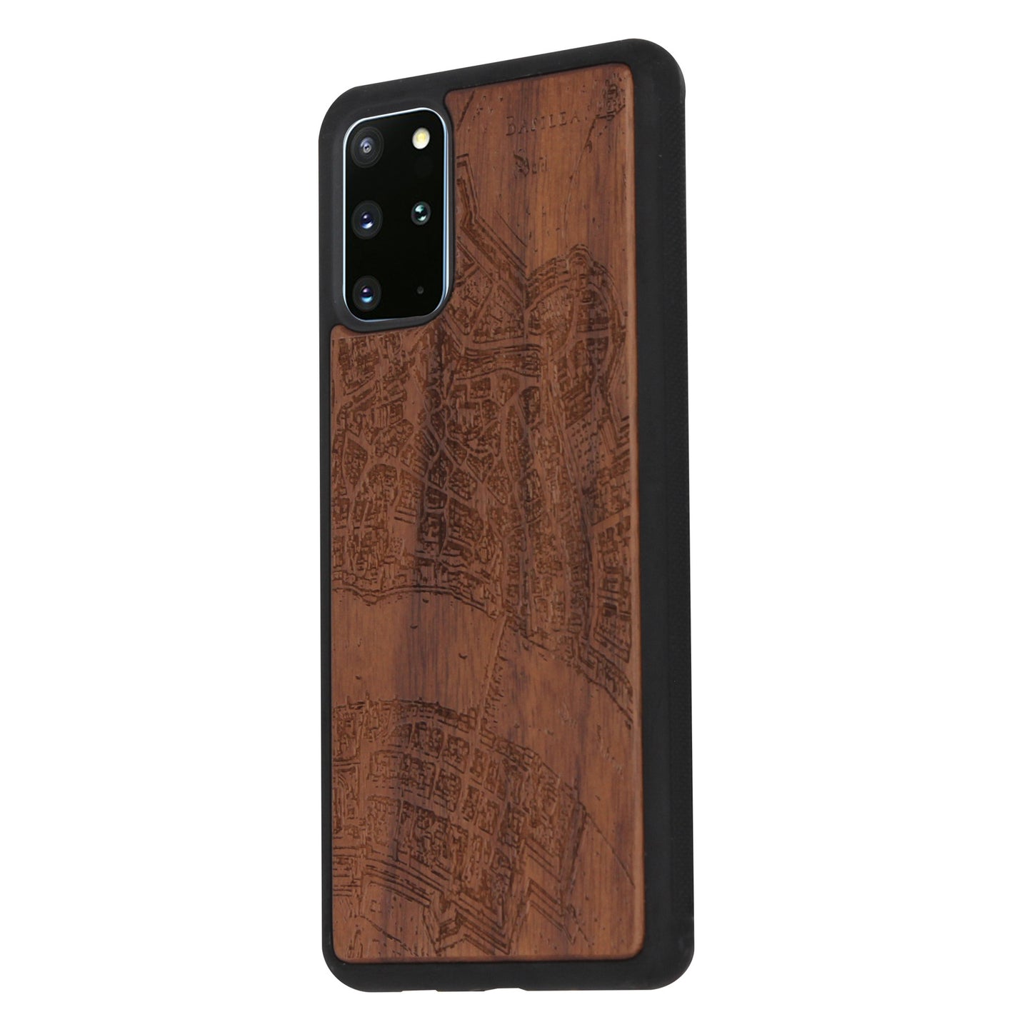 Basel Merian Eden Case aus Nussbaumholz für Samsung Galaxy S20 Plus