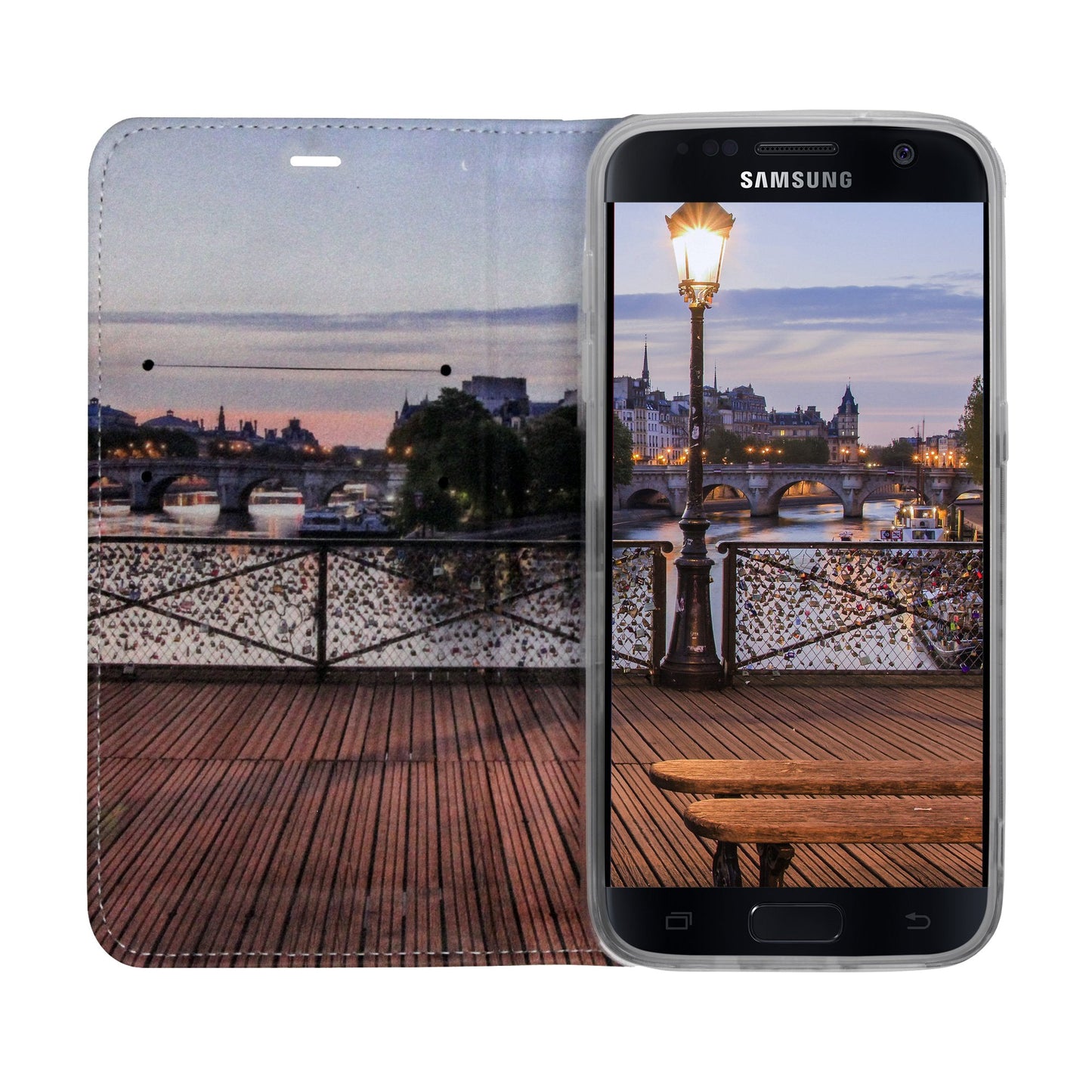 Paris City Panorama Case für Samsung Galaxy S7