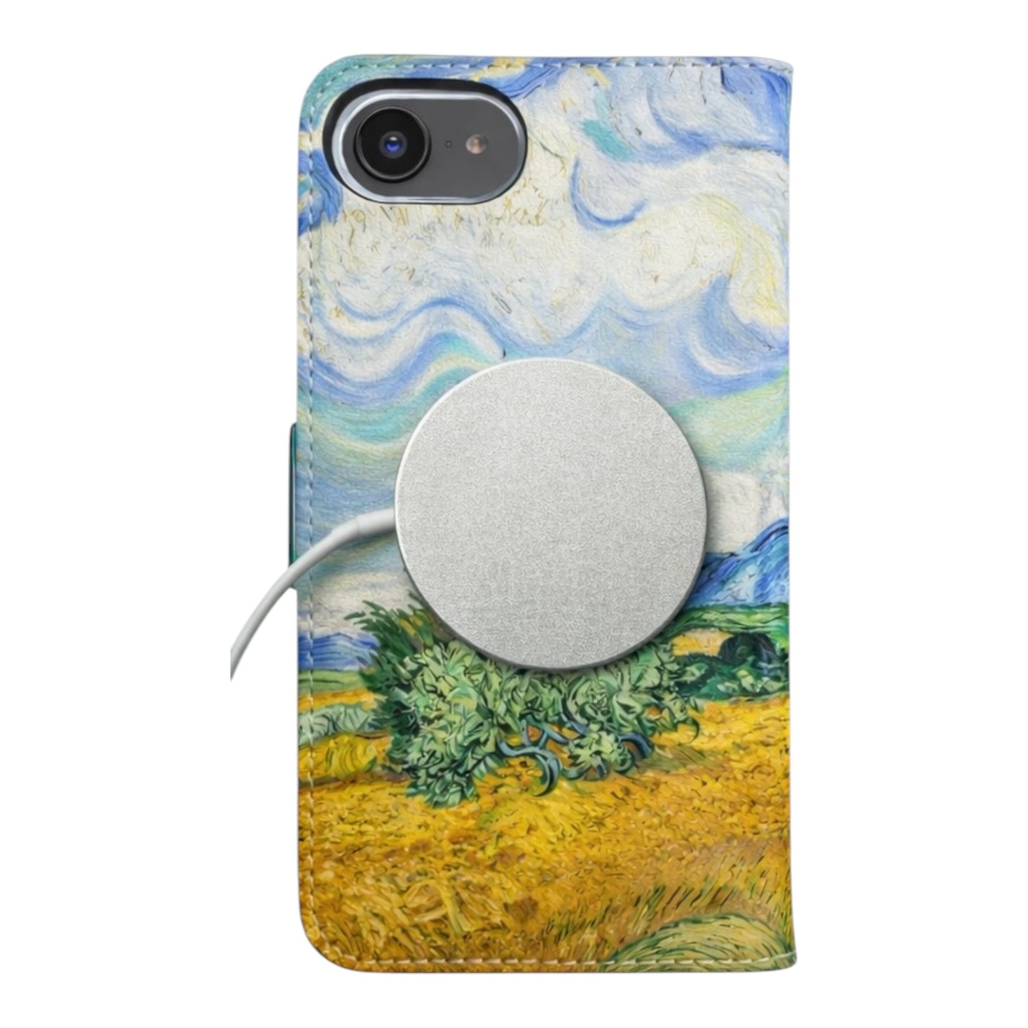 Van Gogh - Weizenfeld mit Zypressen Victor Case für iPhone 16e/17e mit MagSafe