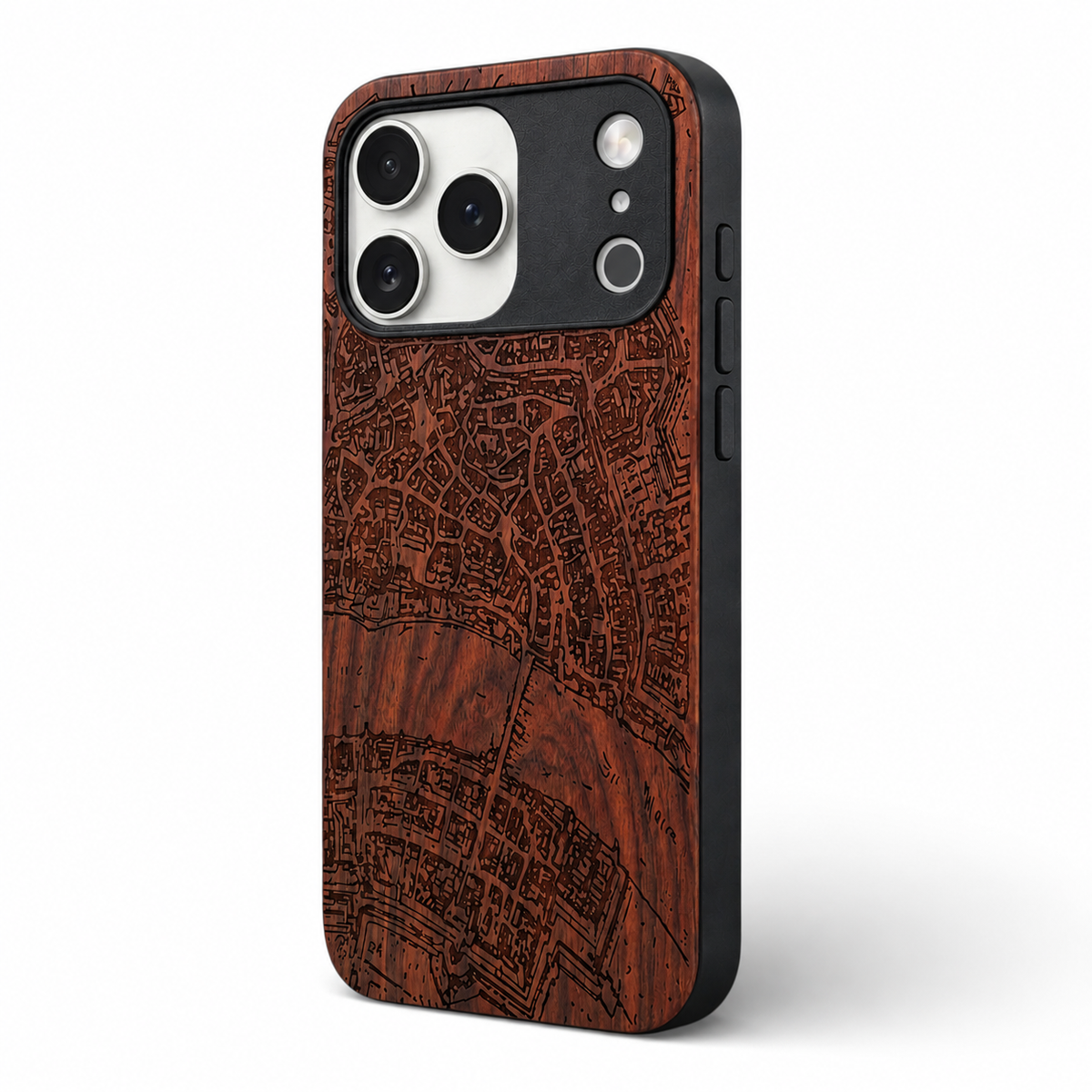Basel Merian Eden Case aus Rosenholz für das iPhone 17 Pro mit MagSafe