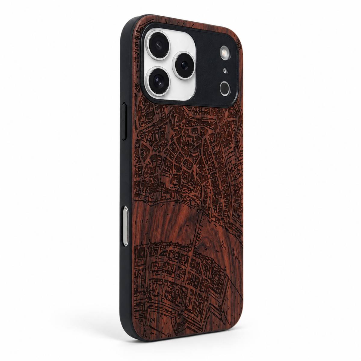 Basel Merian Eden Case aus Rosenholz für das iPhone 17 Pro mit MagSafe