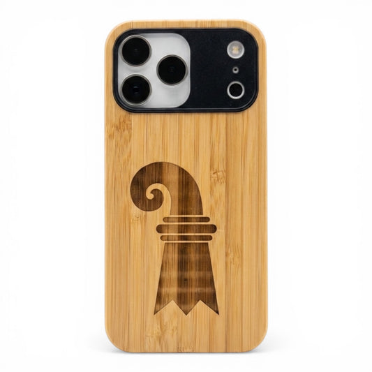 Baslerstab Eden Case aus Bambus für das iPhone 17 Pro mit MagSafe