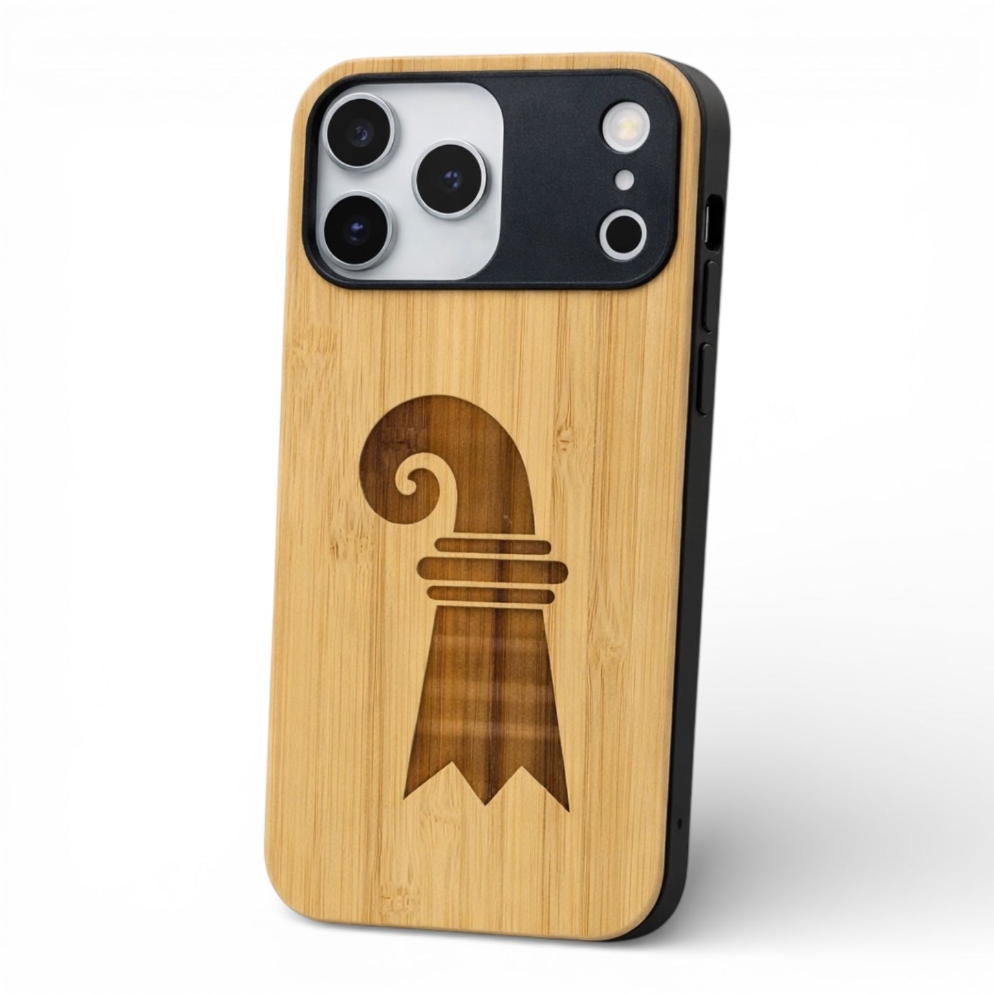 Baslerstab Eden Case aus Bambus für das iPhone 17 Pro Max mit MagSafe