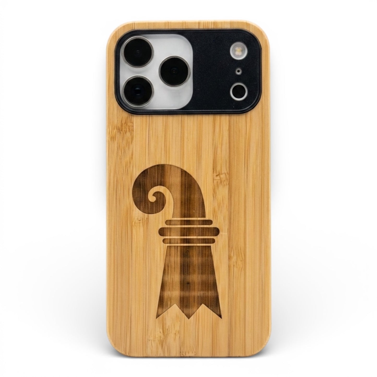 Baslerstab Eden Case aus Bambus für das iPhone 17 Pro Max mit MagSafe