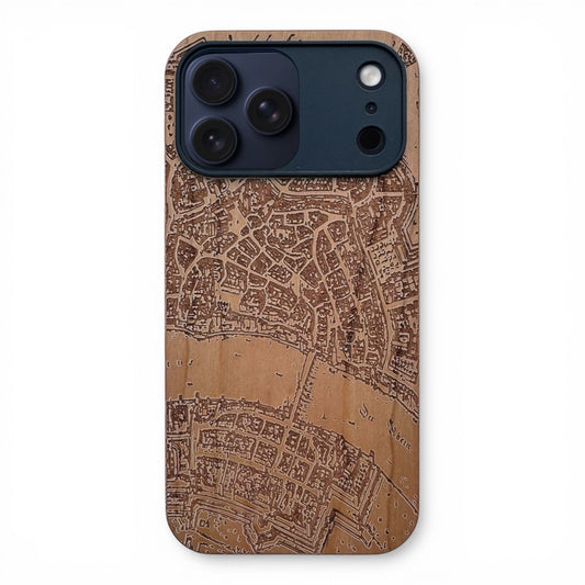 Basel Merian Eden Cherry Wood Case for iPhone 17 Pro Max with MagSafe