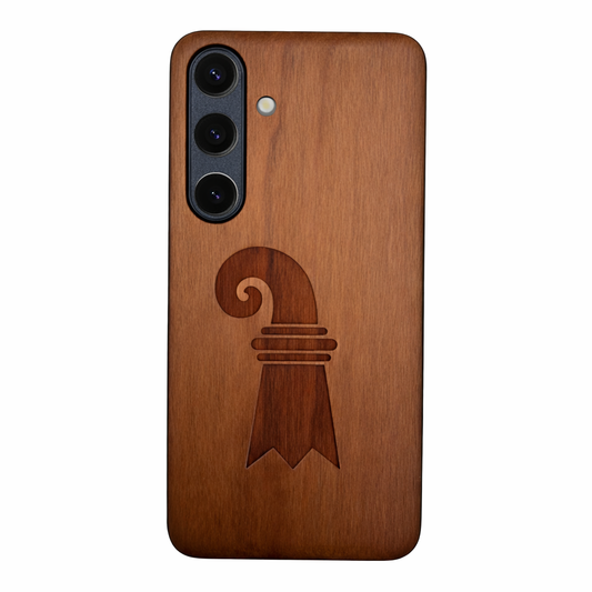Eden Case aus Kirschholz Baslerstab für Samsung Galaxy S22