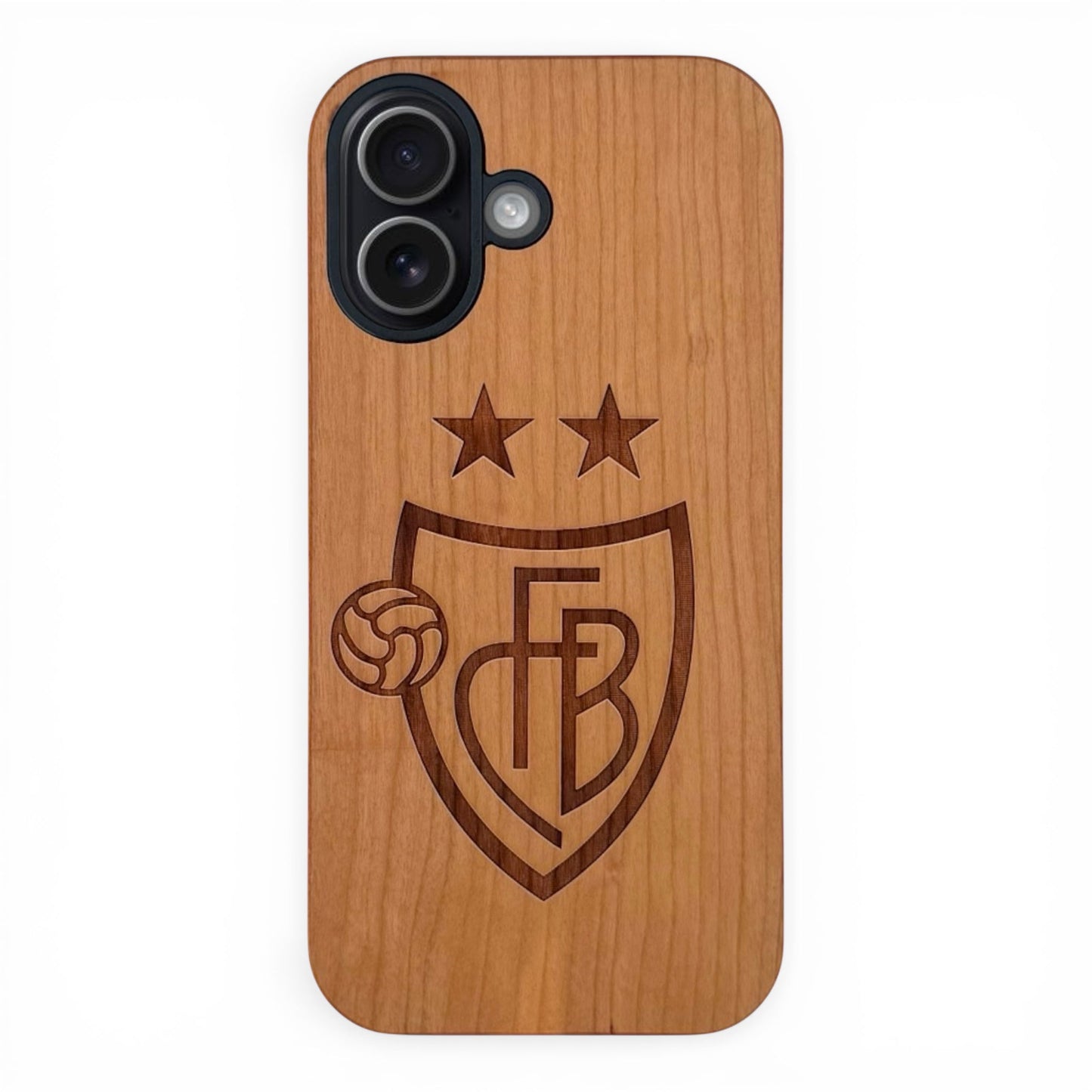 FC Basel Eden Case aus Kirschholz für das iPhone 17 mit MagSafe