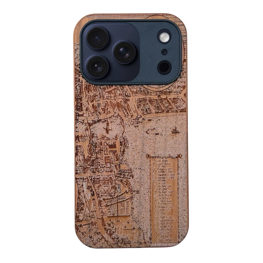 Zürich Merian Eden Case aus Kirschholz für das iPhone 17 Pro mit MagSafe