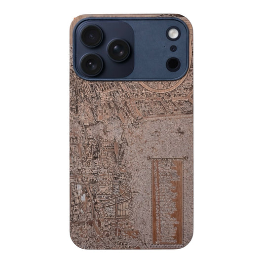 Zürich Merian Eden Case aus Nussbaumholz für das iPhone 17 Pro mit MagSafe