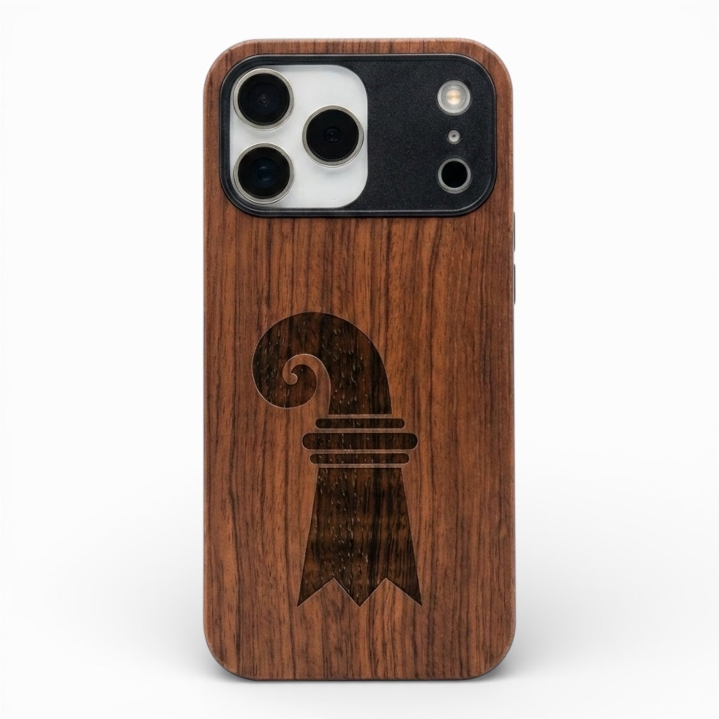 Baslerstab Eden Case aus Rosenholz für das iPhone 17 Pro Max mit MagSafe