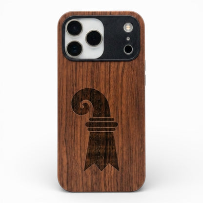 Baslerstab Eden Case aus Rosenholz für das iPhone 17 Pro Max mit MagSafe