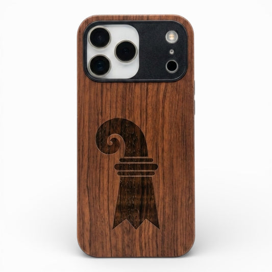 Baslerstab Eden Case aus Rosenholz für das iPhone 17 Pro Max mit MagSafe