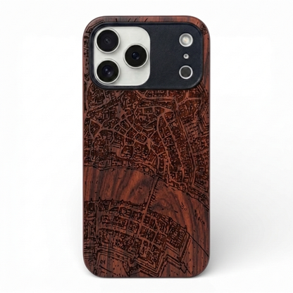 Coque Merian Eden en palissandre de Bâle pour iPhone 17 Pro Max avec MagSafe