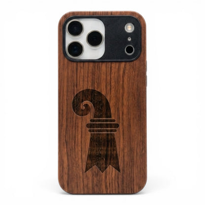 Baslerstab Eden Case aus Rosenholz für das iPhone 17 Pro mit MagSafe